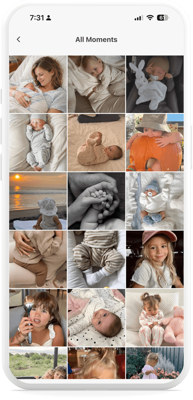 TinyNest photo sharing